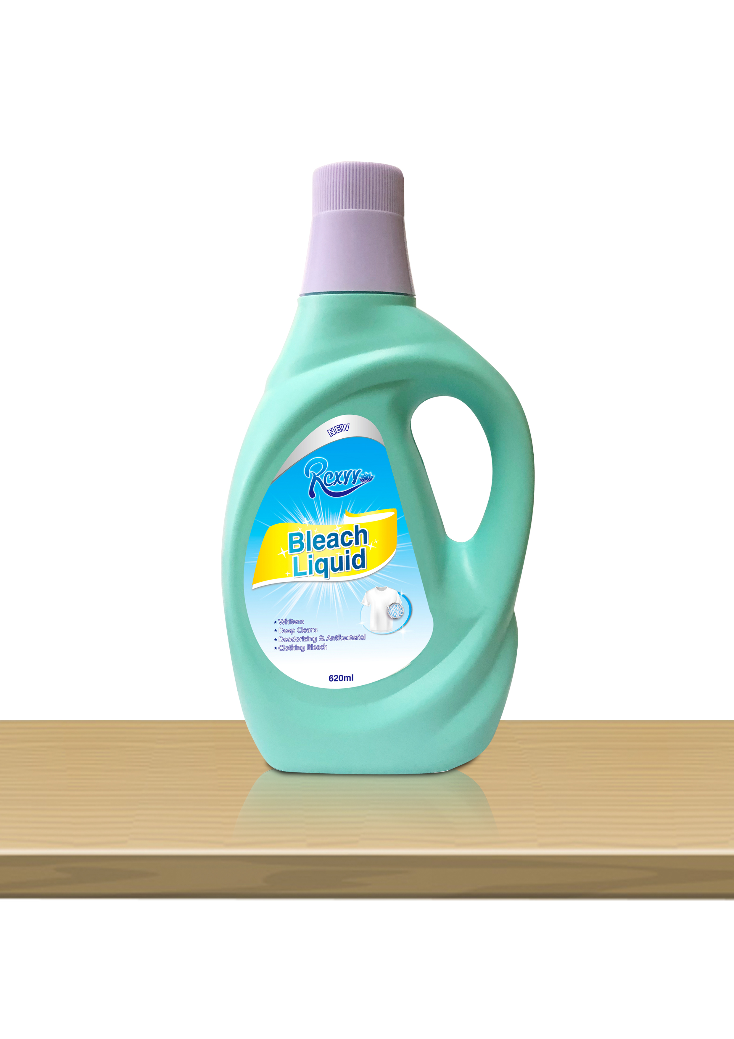 Cleaning Supplies 620ml Factory OEM Household Laundry Washing Detergent 2 in 1 Bleach Cleaner